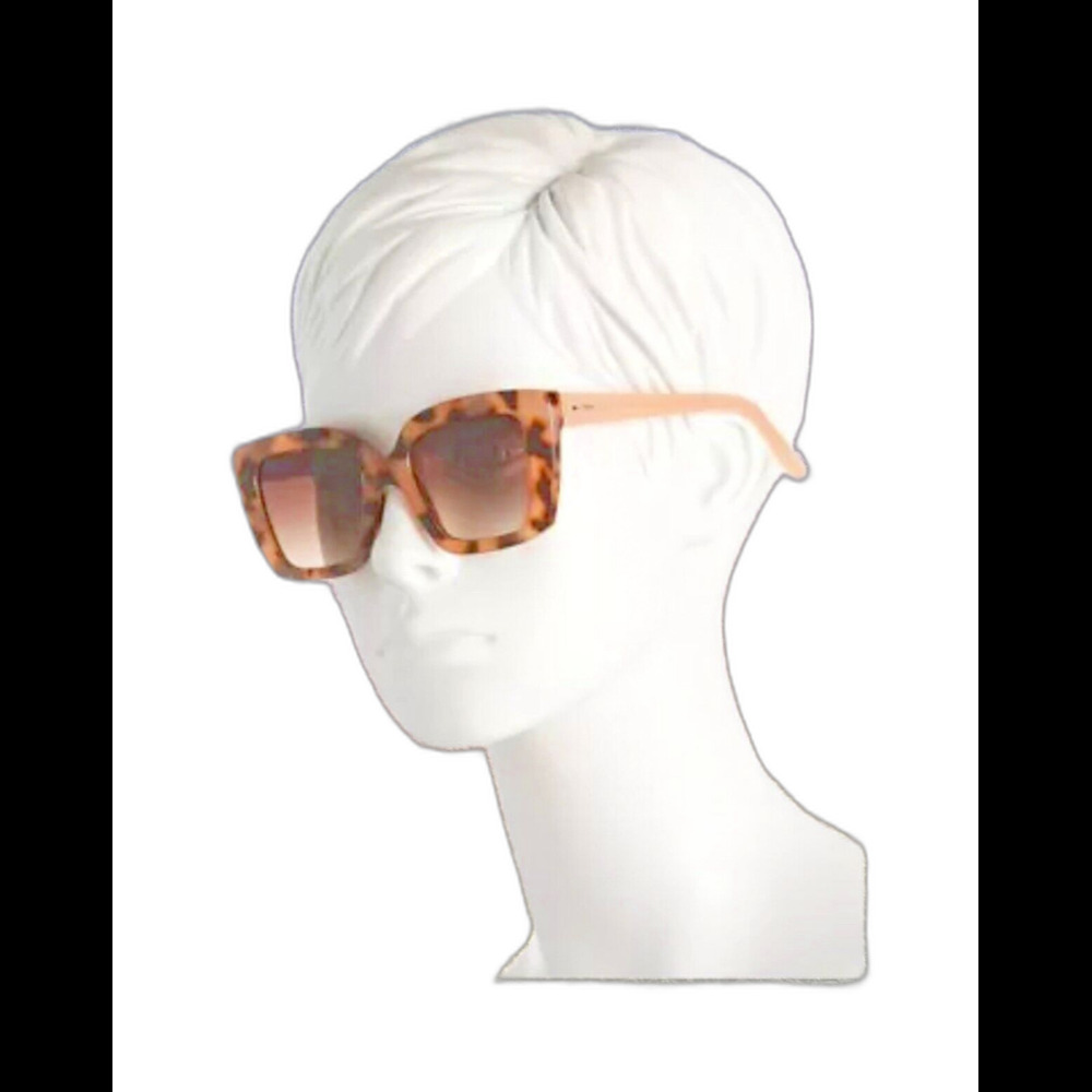 "Fossil" Women's Cat Eye Sunglasses Tortoise Shell Front Brown Gradient Lens NWT